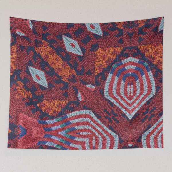 Item preview, ABSTRACT PATTERN ASYMMETRICAL TRIBAL TURKISH CARPET #2# designed and sold by Ralek.
