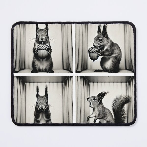 Item preview, Squirrel Holding an Acorn | Adorable Photobooth Squirrel | Playful and Funny Animal Poses | Cute Wildlife Photography designed and sold by PaintedPixels01.