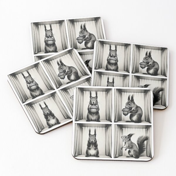 Item preview, Squirrel Holding an Acorn | Adorable Photobooth Squirrel | Playful and Funny Animal Poses | Cute Wildlife Photography designed and sold by PaintedPixels01.
