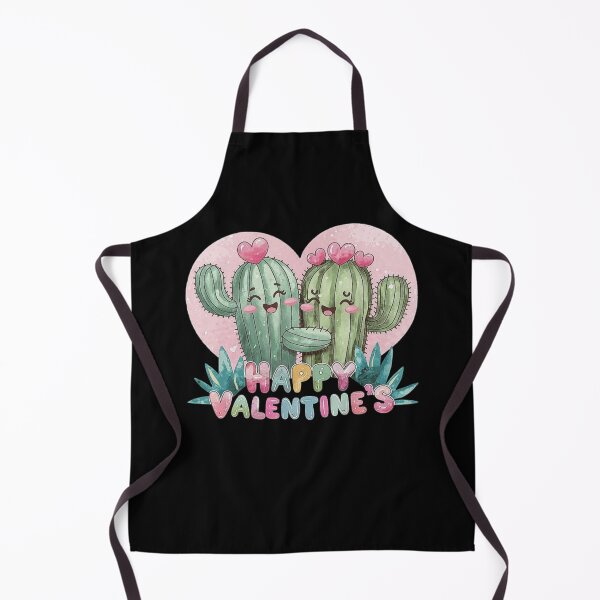 Item preview, Happy Valentine’s Cactus – Cute Romantic Cactus Couple Design designed and sold by love3617.