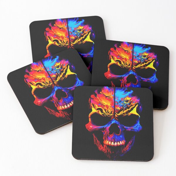 Item preview, fire skull designed and sold by WelSol.