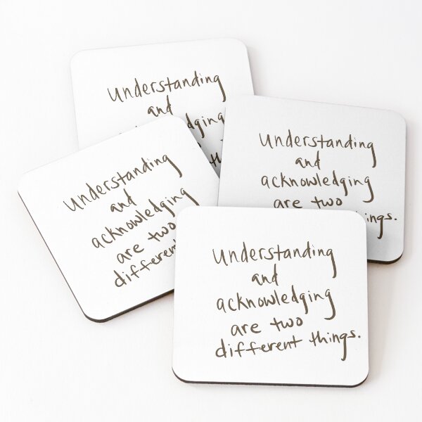 Item preview, Understanding and acknowledging are two different things designed and sold by abeink.