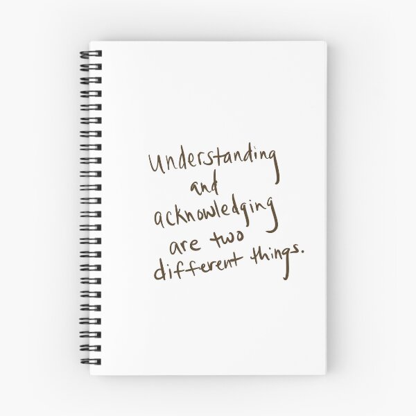 Item preview, Understanding and acknowledging are two different things designed and sold by abeink.