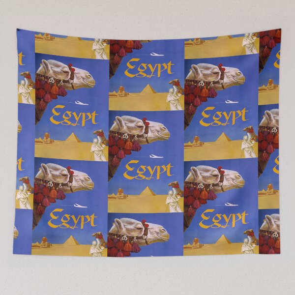 Item preview, Egypt Fly vintage poster by David Klein designed and sold by TeeARTHY.