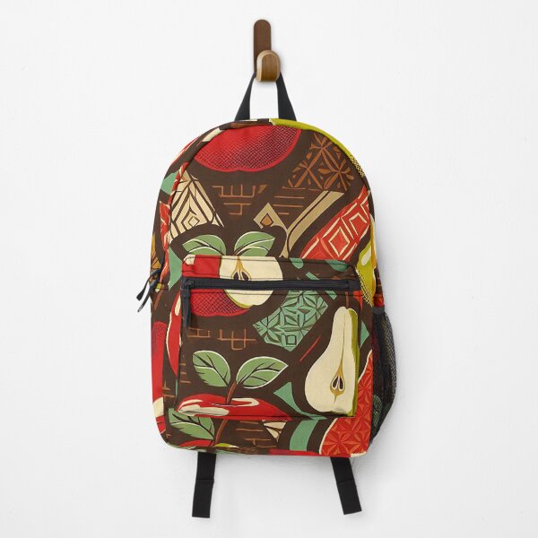 Item preview, A 70s inspired pattern with red and green apples, yellow pears designed and sold by Designer667.