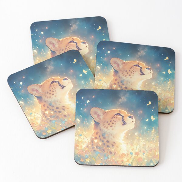 Item preview, A Cheetah’s Gaze Beneath the Stars designed and sold by AshiraCreations.
