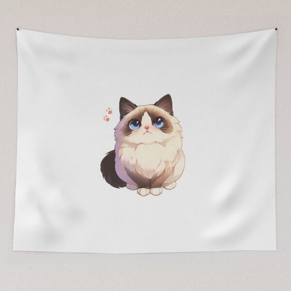 Item preview, Cute Ragdoll cat  designed and sold by SMARTKIT  DESIGNAGENCY.