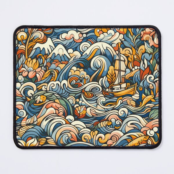 Item preview, Matisse Nautical Abstract Art Print designed and sold by Retr0Tshirts.