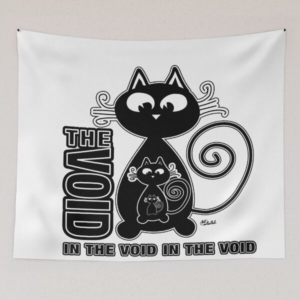 Item preview, Black Cat - The Void (Recursive) designed and sold by GetContented.