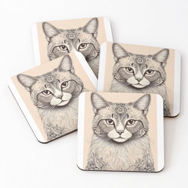Item preview, Cat designed and sold by RabidMoonCrafts.