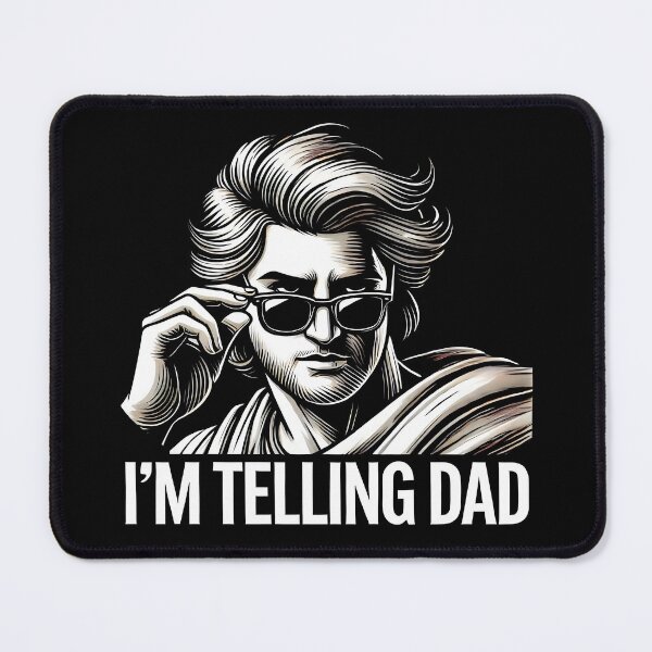 Item preview, I'm Telling Dad Funny Retro Design – Cool Vintage Style Brother Joke Art designed and sold by DrawHandArt.