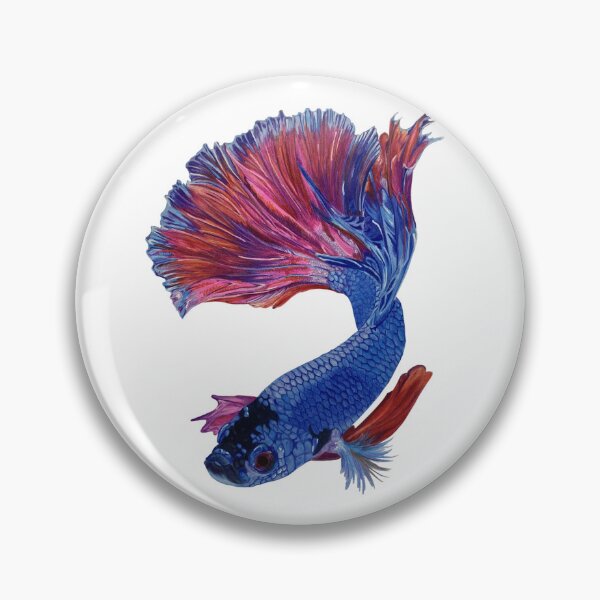 Item preview, Vibrant Betta Fish designed and sold by Superb Beefalo.