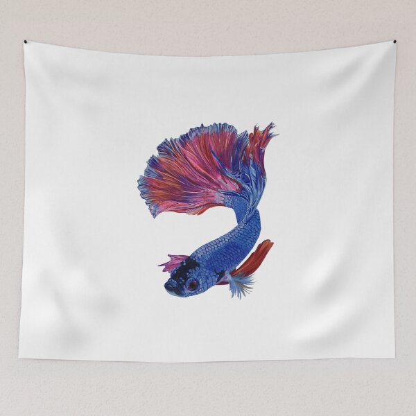 Item preview, Vibrant Betta Fish designed and sold by Superb Beefalo.