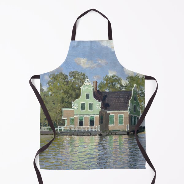 Item preview, Claude Monet - Houses the Bank of the River Zaan 1871 designed and sold by irynaartbyim.