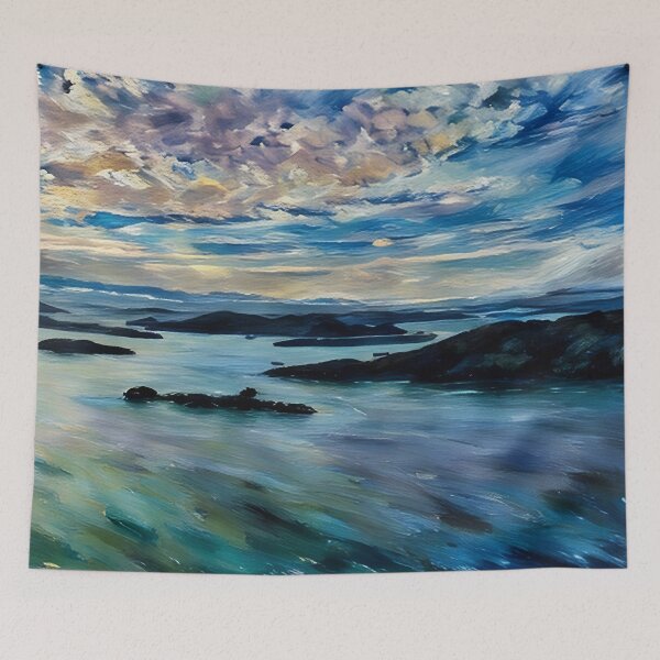 Item preview, Scenic San Juan Islands (Pastel) designed and sold by flyscenicair.