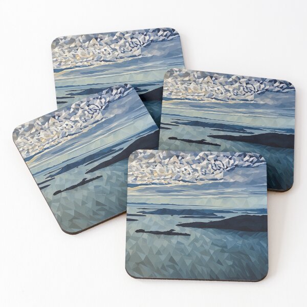 Item preview, Scenic San Juan Islands (Poly Art) designed and sold by flyscenicair.