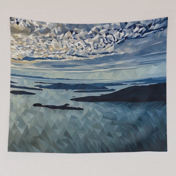 Item preview, Scenic San Juan Islands (Poly Art) designed and sold by flyscenicair.