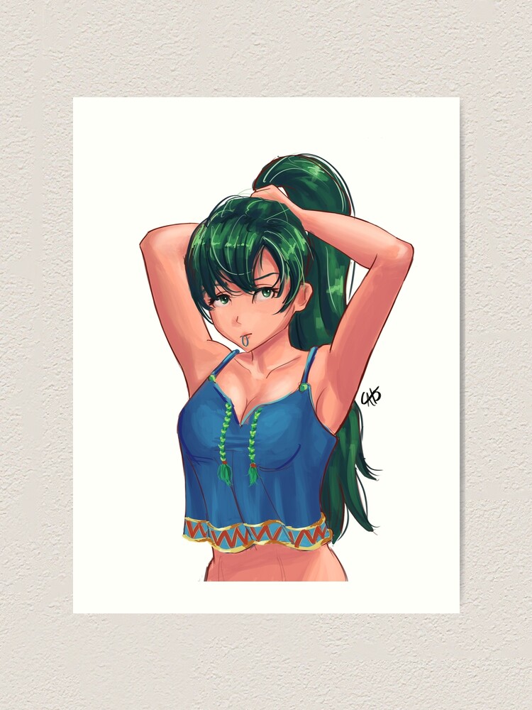 Casual Lyn Fire Emblem Art Print By Artworkbyjack Redbubble