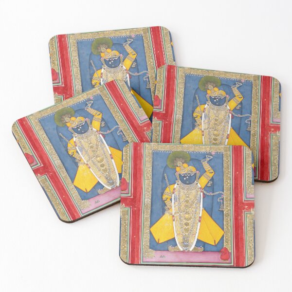 Item preview, Sacred Beauty – 19th-Century Rajasthani Painting of Shri Nathji designed and sold by HistoryOnWalls.