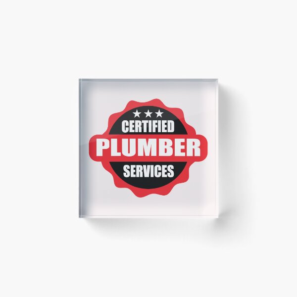 Item preview, Certified Plumber Services Stickers and T-Shirts for Plumbing workers and Plumbers designed and sold by Science Engineering Gifts.