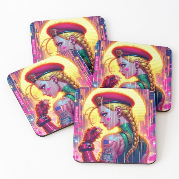 Item preview, Cammy, Street Fighter 2, old school video game 16-bit designed and sold by Spencer Holdsworth.