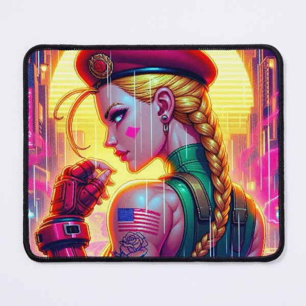 Item preview, Cammy, Street Fighter 2, old school video game 16-bit designed and sold by Spencer Holdsworth.