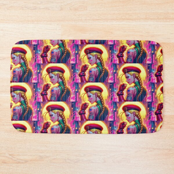 Item preview, Cammy, Street Fighter 2, old school video game 16-bit designed and sold by Spencer Holdsworth.