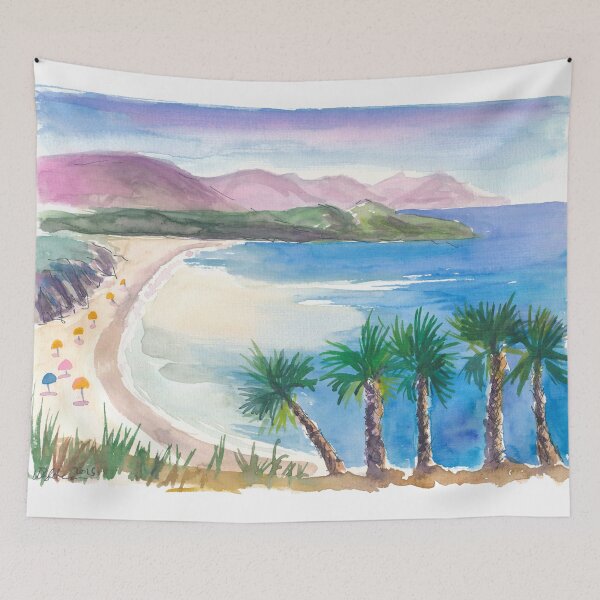 Item preview, Beach and Bay near Castellammare del Golfo in Sicily designed and sold by artshop77.