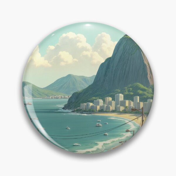 Item preview, Wall Art Vintage Travel Poster - Postcard: RIO DE JANEIRO  designed and sold by ForeverPrintsOK.