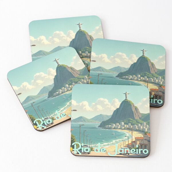 Item preview, Wall Art Vintage Travel Poster - Postcard: RIO DE JANEIRO  designed and sold by ForeverPrintsOK.