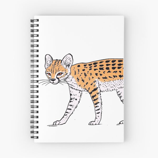 Item preview, Cute Serval designed and sold by PatternCabinet-.
