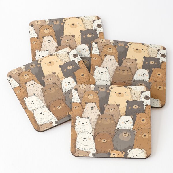 Item preview, Cute bear Pattern designed and sold by KiwiGrizzly.