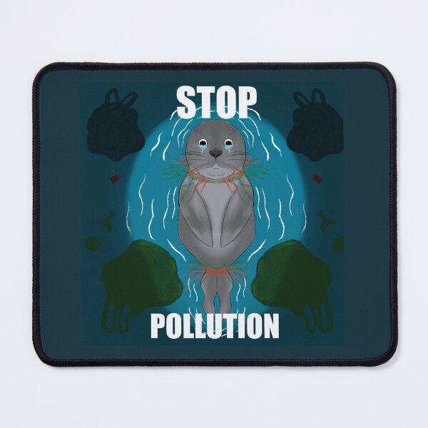 Item preview, Stop Pollution  designed and sold by Racoondoesart.