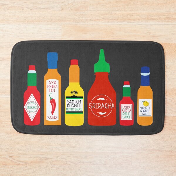 Item preview, Chilli Sauce Bottles Pattern designed and sold by HotHibiscus.