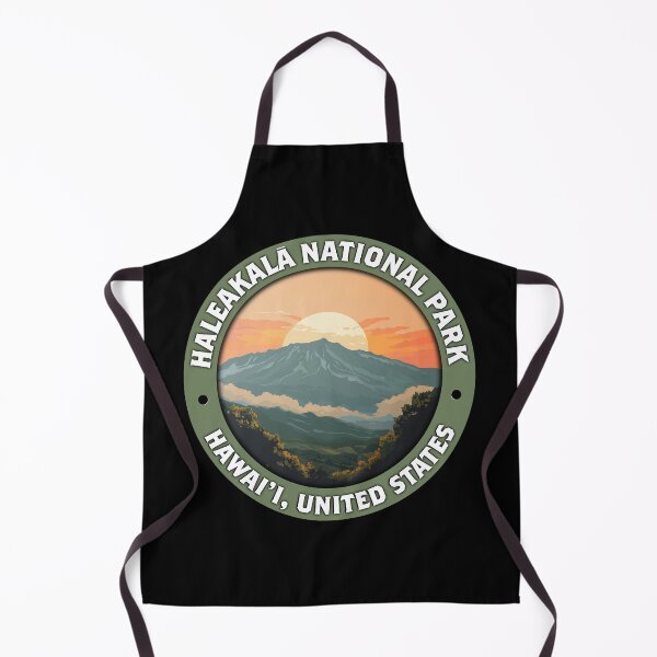 Item preview, Haleakalā National Park Vintage Minimalist Badge designed and sold by Stylish Grapefruit Familia.