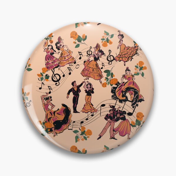 Item preview, Flamenco and Roses designed and sold by TurquoiseBird.