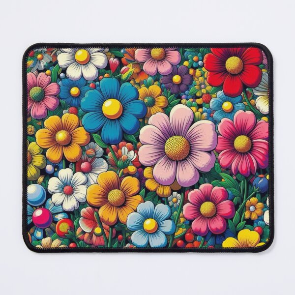 Item preview, Flowers, botanical, spring, floral pattern, cottagecore, japanese pop art designed and sold by Sugar Wisdom .