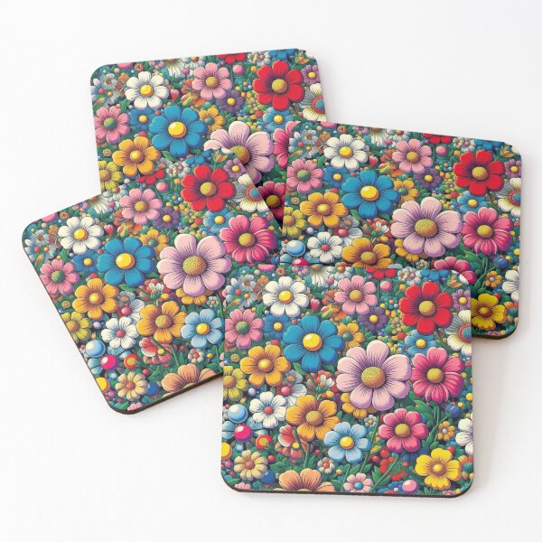 Item preview, Flowers, botanical, spring, floral pattern, cottagecore, japanese pop art designed and sold by Sugar Wisdom .