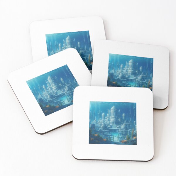 Item preview, A vibrant under water city life  designed and sold by ProffesionalArt.