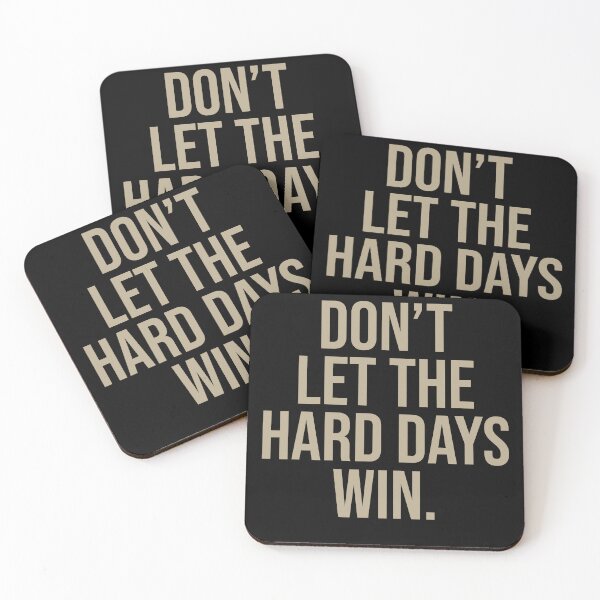 Item preview, Don't let the hard days win USA flag patriotic democrats book lover designed and sold by House Sparrow.