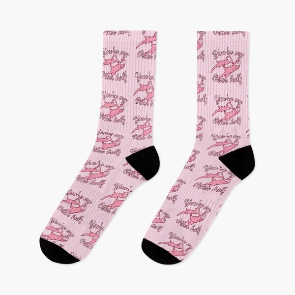 Item preview, You’re my Otter Half Pink Retro Vintage Valentines Day Pun designed and sold by KWZCreates.