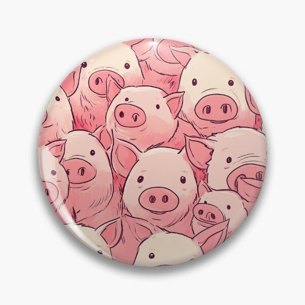 Item preview, Cute Pig Pattern designed and sold by KiwiGrizzly.