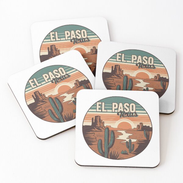 Item preview, El Paso, Texas | Sunset in the Desert designed and sold by CircinusStore.
