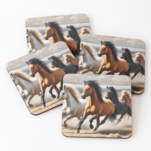 Item preview, Wild Horses Running designed and sold by BackgroundND.