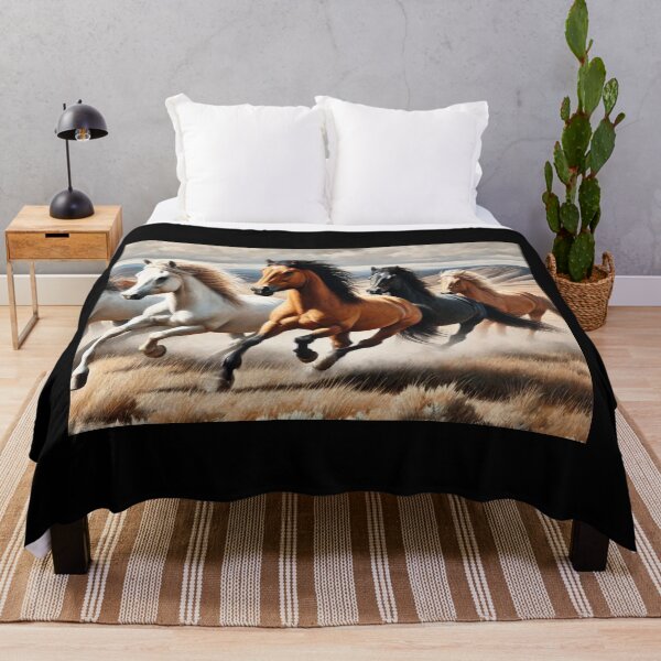 Item preview, Wild Horses Running designed and sold by BackgroundND.