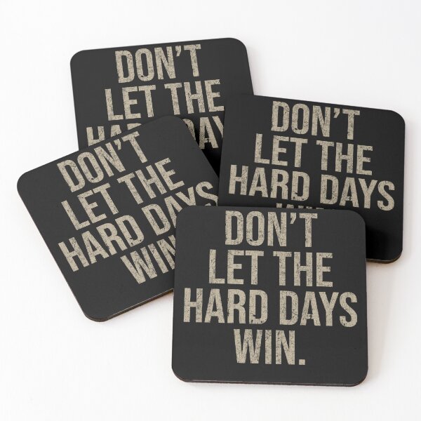 Item preview, Don't let the hard days win USA flag patriotic democrats book lover designed and sold by House Sparrow.