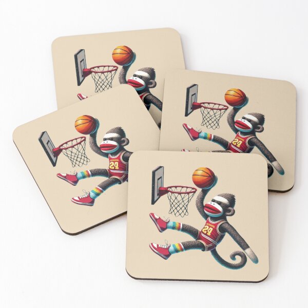 Artikelvorschau, Sockenaffe-Basketballkorb entworfen und verkauft von Myra365Art.