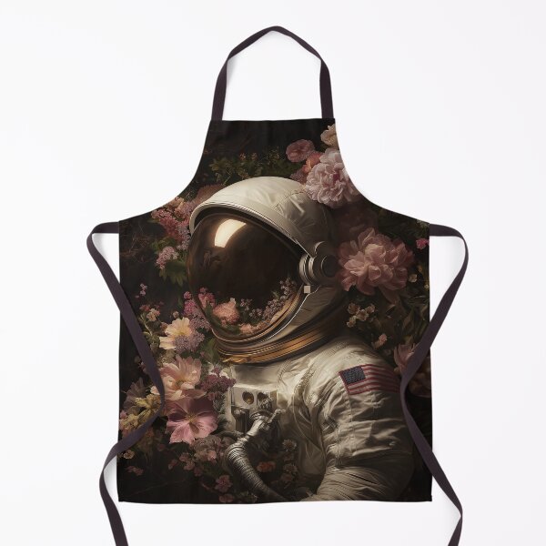 Item preview, Astronaut among flowers designed and sold by ro-scalabrini.