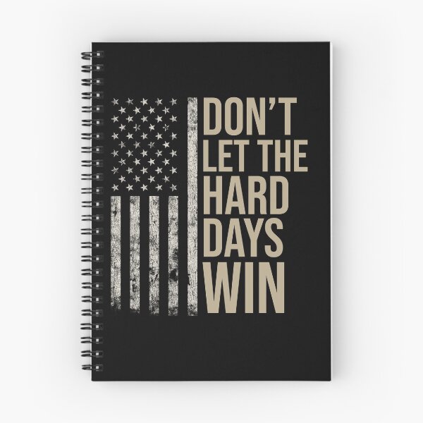 Item preview, Don't let the hard days win USA flag patriotic democrats anti trump designed and sold by House Sparrow.