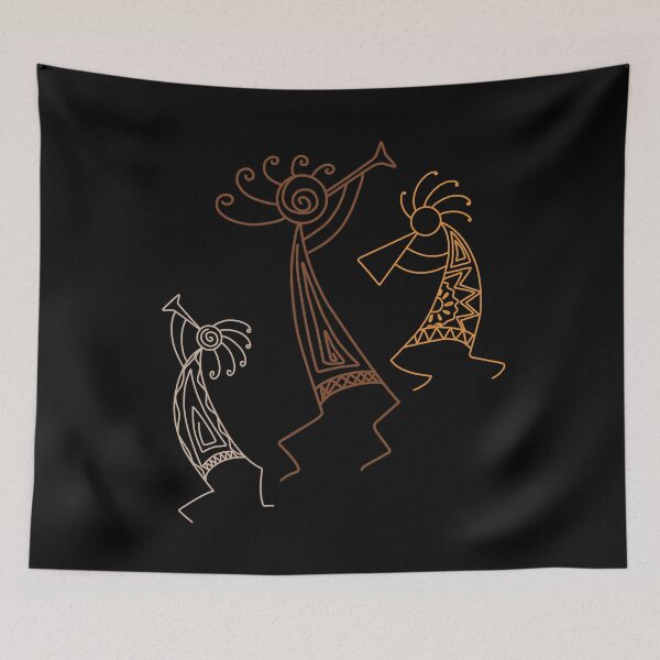 Item preview, petroglyph man happy players designed and sold by Ela-graphicwiz.